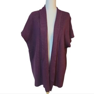 Penningtons, Women's Open-Front Plum Sweater Cardigan